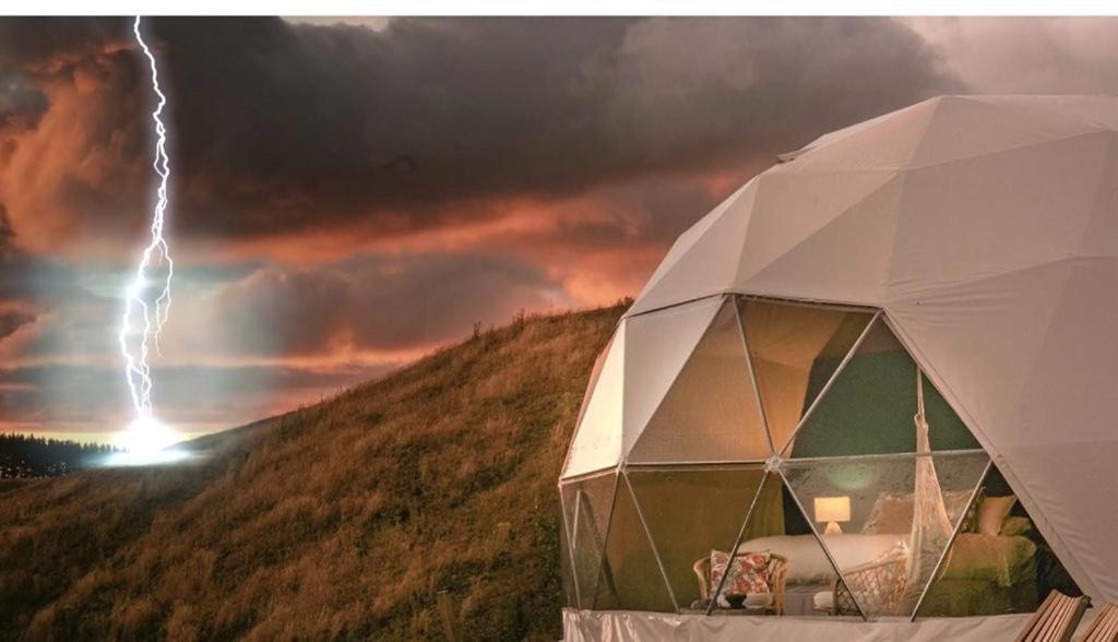 Caravans Park & Glamping Tents In The Vineyard Villa Torda Kültér fotó